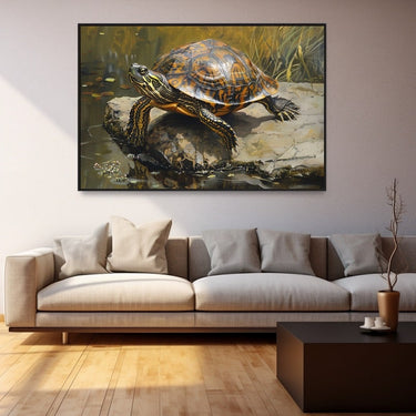 Turtle Abstract Painting